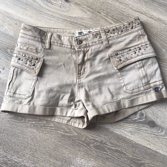 Miss Me Pants - Miss Me Studded shorts